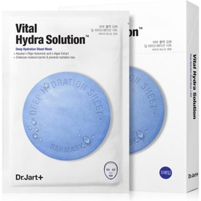 Dr. Jart+ Sheet masker - Vital Hydra Solution Deep Hydration Mask - Cellulose sheet masker - 5pc