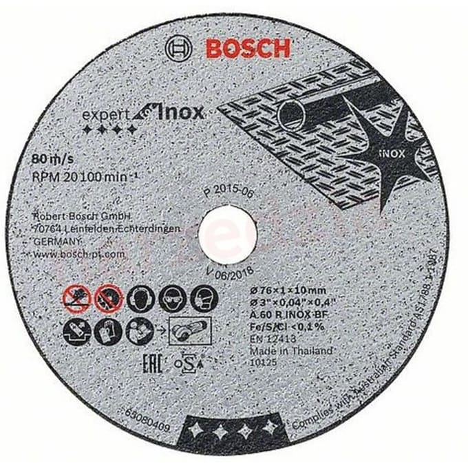 Bosch SKÆRESKIVE EXP INOX 76X1X10MM 5 STK