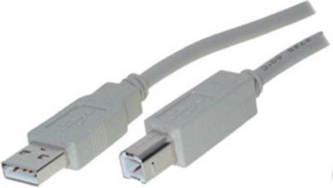 shiverpeaks BS77022 USB-kabel USB 2.0 1,8 m USB A USB B Grijs