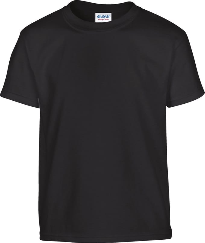 Gildan - Heavy Cotton™ Youth T-Shirt - Black - M (170)