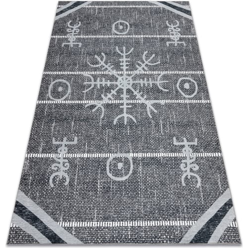 Kleden Rugsx ANTIKA tapijt 118 tek, modern azteeks, wasbaar 80x150 cm