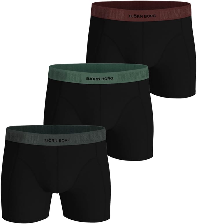 Bjorn Borg Organic Cotton Stretch Boxers 3 Pack