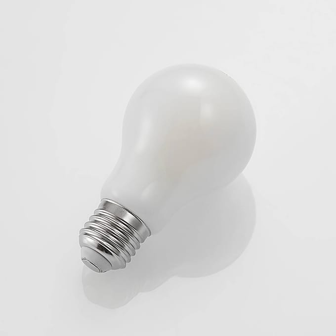 Arcchio LED lamp A60, E27, 6 W, 2.700 K, opaal, dimbaar