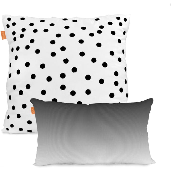 Set van 2 kussenhoezen Hashtag | Blanc