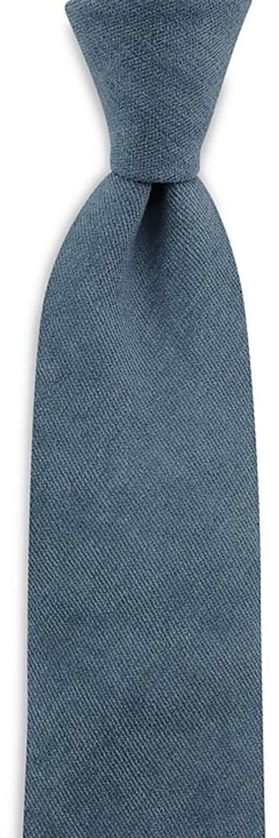 Sir Redman - Stropdassen - stropdas Soft Touch denim blauw - denim blauw