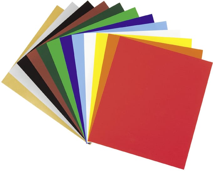 glanspapier Folia 14x20cm 12 vel gekleurd
