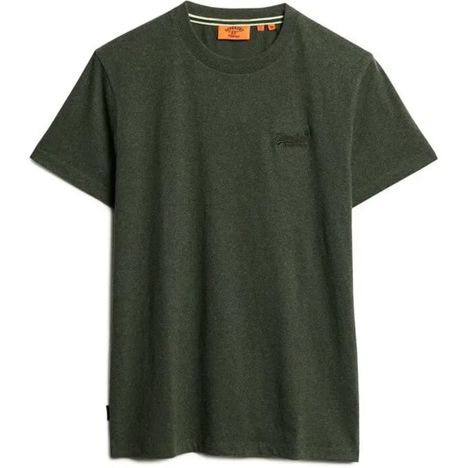 Superdry Essential Logo T-shirt Groen Grootte: S
