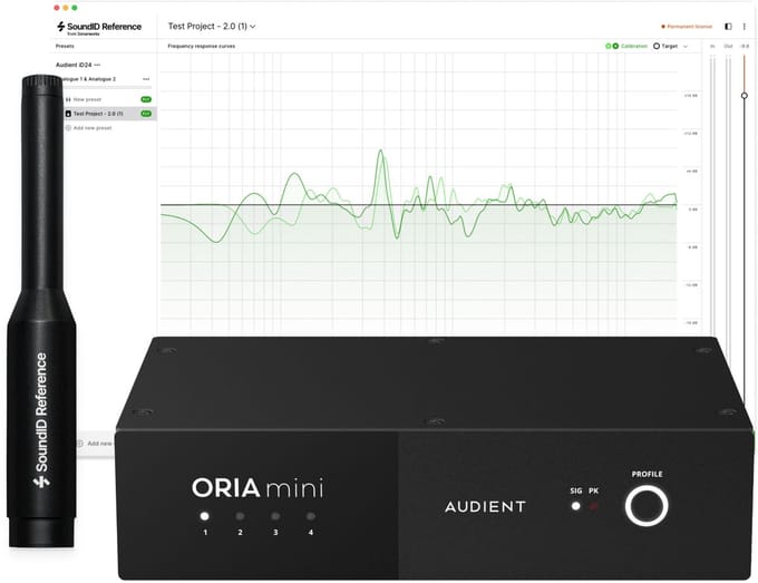Audient ORIA Mini + SoundID Reference Complete Bundle - Studio meettechniek