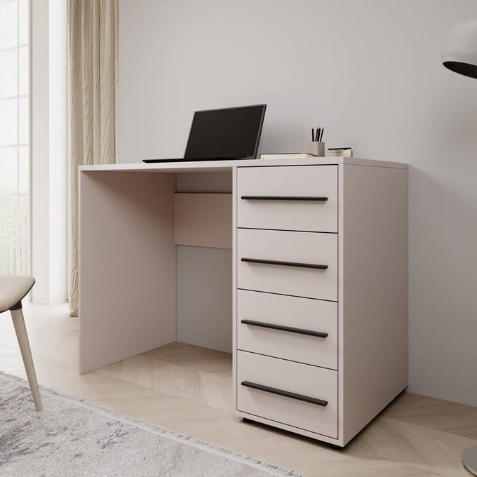 Meubella - Montalo - Bureau - Beige - 120x60x75 cm