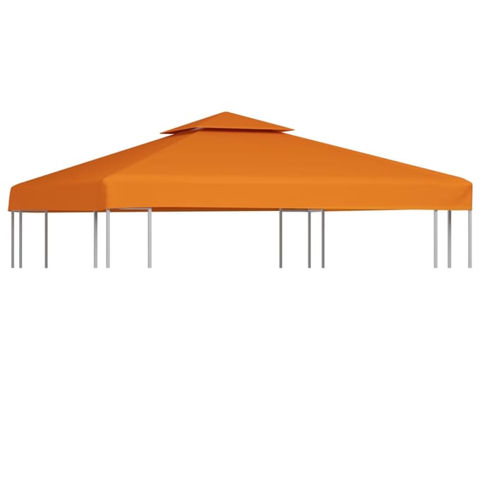 vidaXL - Vervangend - tentdoek - prieel - 310 - g/m² - 3x3 - m - oranje