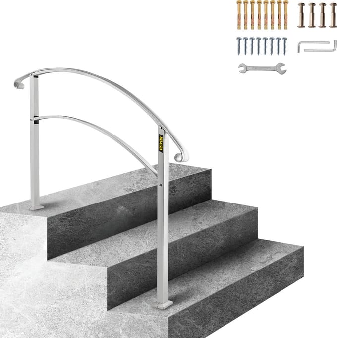 Trapleuning - Balustrade - 3 Treden - Lengte 990 mm - Hoogte 1075 mm - 11 kg