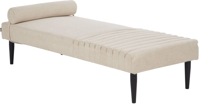 BELIANI MAURIAC - Chaise longue - Beige - Polyester