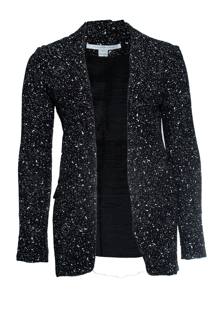 Diane Von Furstenberg, vintage galaxy crepe blazer