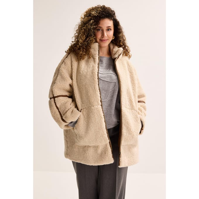 Jas In Faux Mouton Retourné
