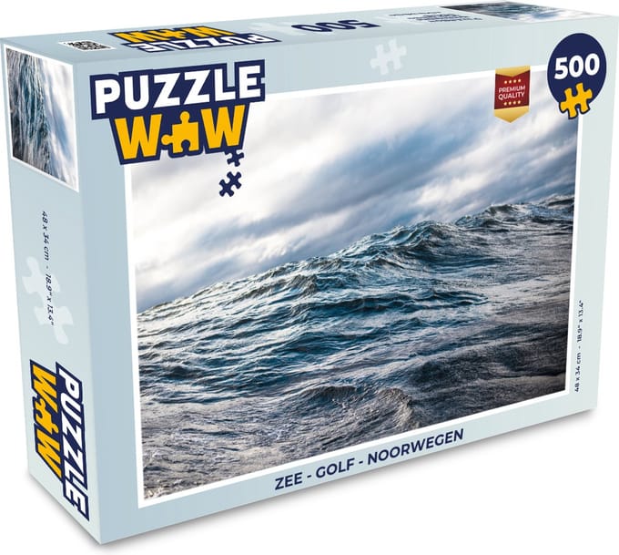 Puzzel Zee - Golf - Noorwegen - Legpuzzel - Puzzel 500 stukjes