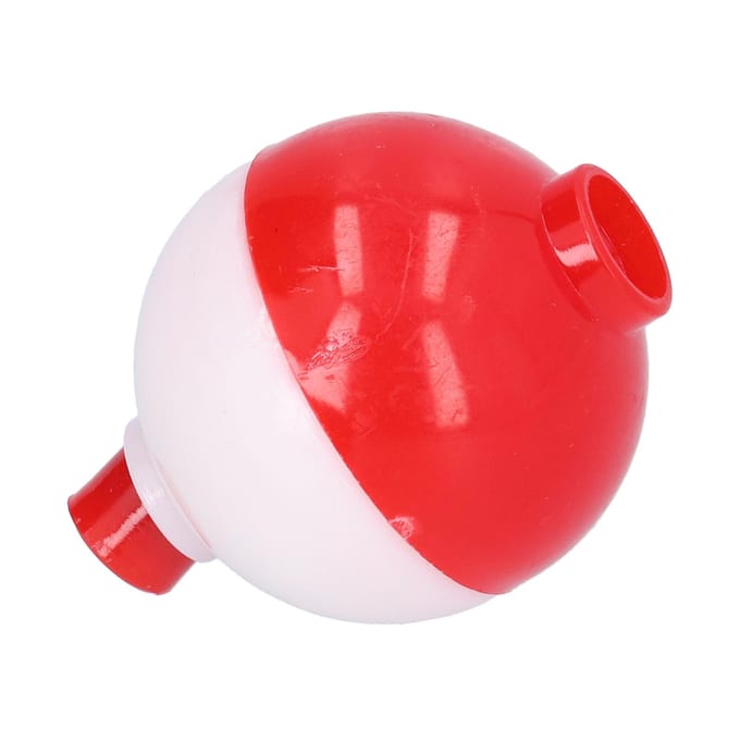 Vis Dobber Ballvormig ABS Rond Boei Dobbers Vis Aas Accessoires Rood Wit45mm1.8in white