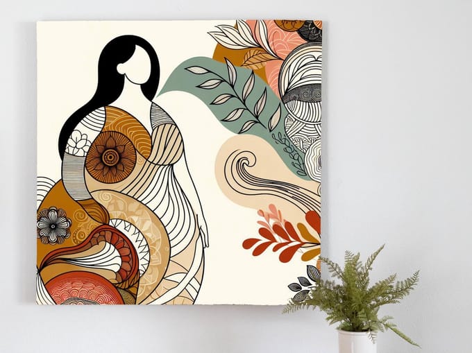 Kunstprint | Wanddecoratie | Canvas | 100 × 100 cm