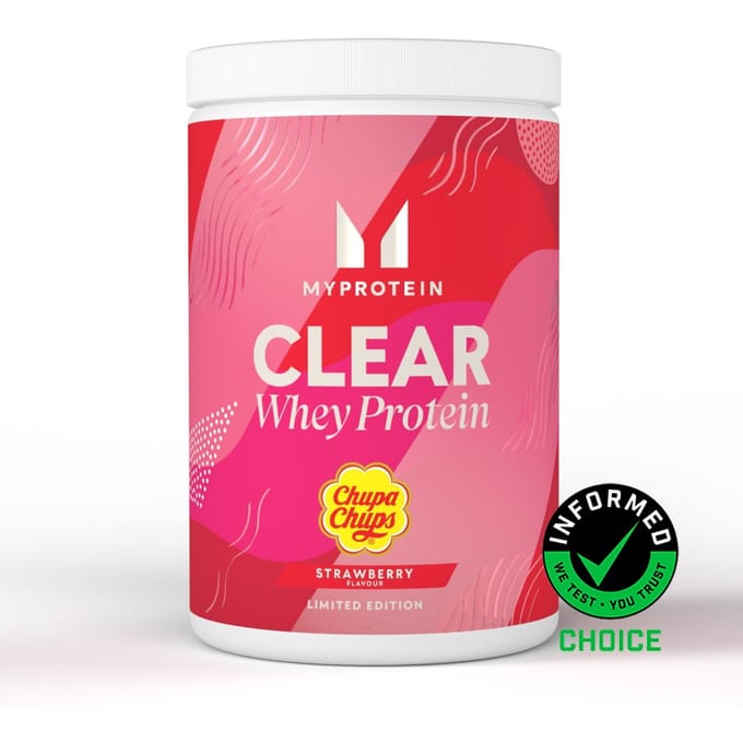 Clear Whey Isolate - 500g - 20servings - Chupa Chups® - Strawberry
