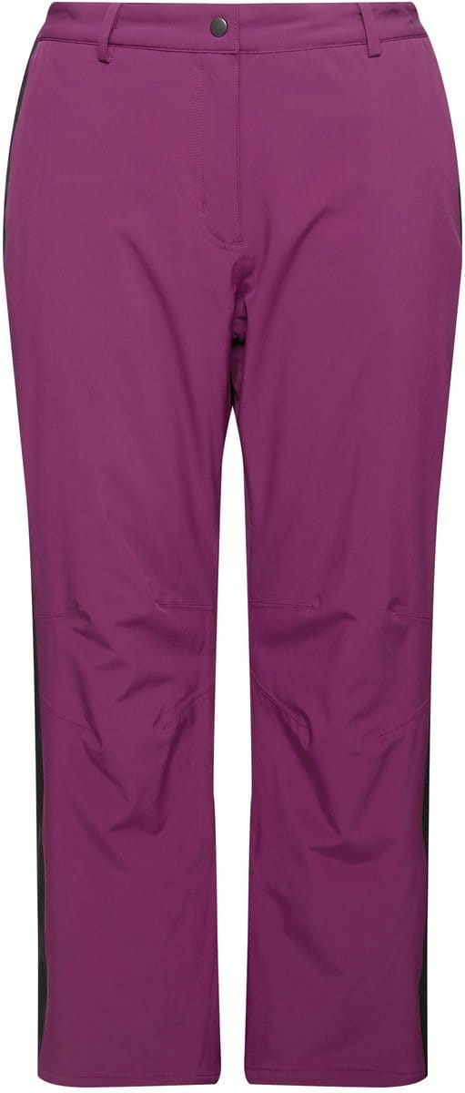 Ulla Popken - Dames - Functionele thermobroek waterdicht gerecycled - Bessenroze - Maat 42