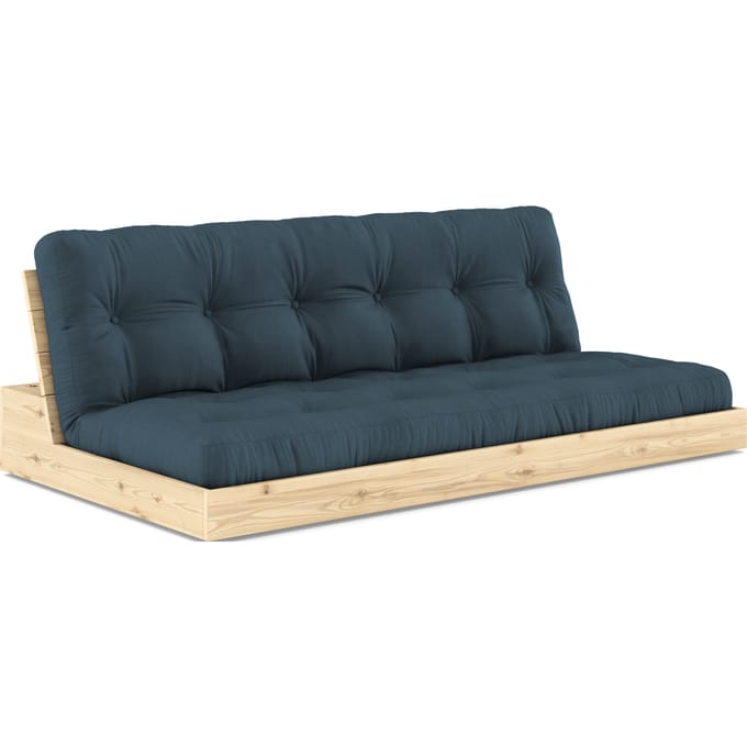 Karup Basis slaapbank - 757 Petrol Blue - 101ClearLacquered