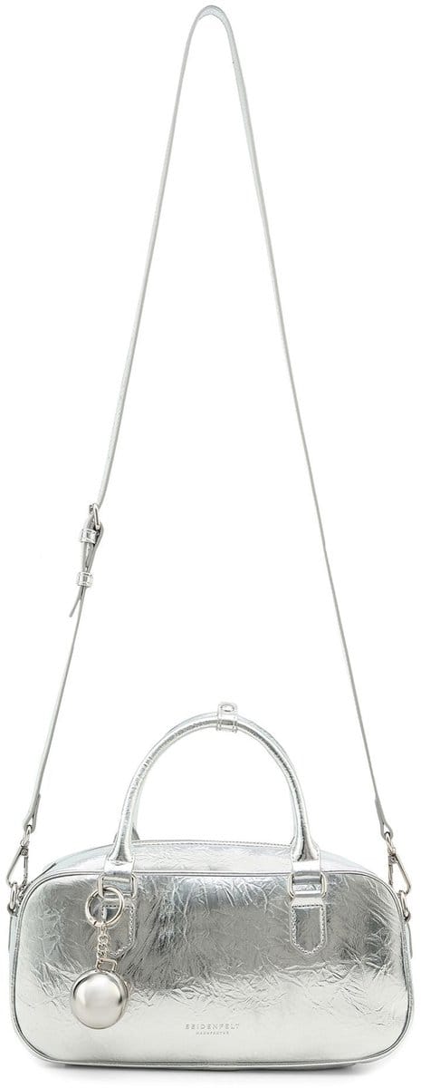SEIDENFELT MANUFAKTUR handtas schoudertas Lofdal Handbag Silver zilverkleurig