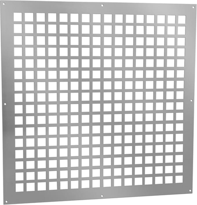 ALU ventilatieplaat 500x500mm