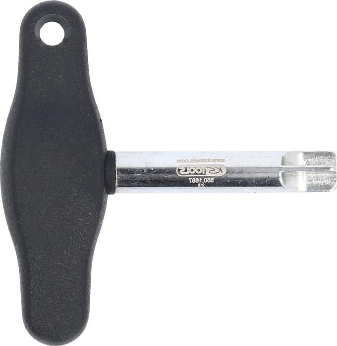 Afsluitplugdraaier - Draaier dop Schroefdraaier - Radiator ontluchten - Speciaal kruisprofiel - 18 mm - Transparant