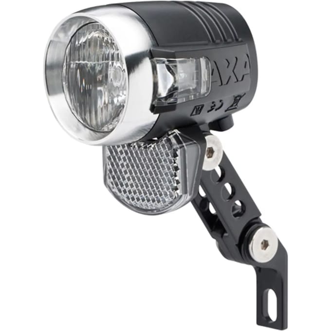 LED voorlamp bevestiging vork Axa Blueline 50