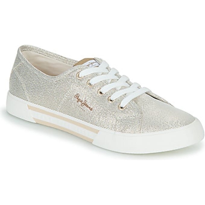 Pepe Jeans Brady Party Basic Sneakers goud