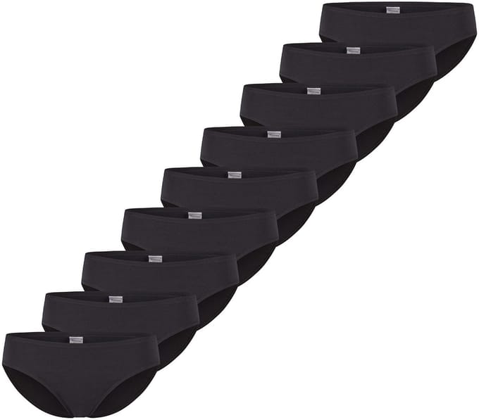 Schiesser Meisjes slip 9 pack Teens Girls 95/5 Cotton