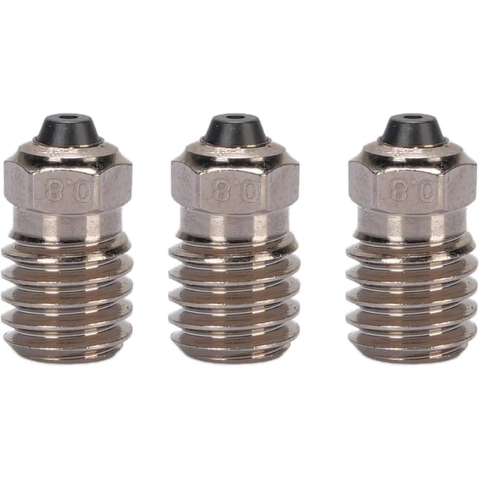 3 Stuks 3D Printer Nozzle Gehard Staal Ni Plating Hittebestendig Extruder Hotend Nozzle voor