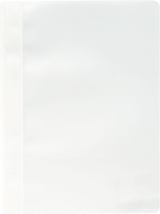 Exacompta 25x Snelhechtmap PP standaardkwaliteit - A4 - Wit - 449202B