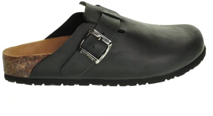Bionatura Clogs Zwart Leder maat 39