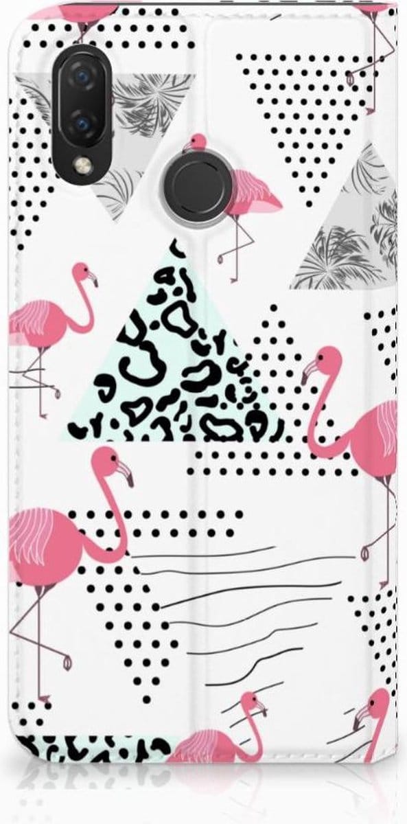 Huawei P Smart Plus Hoesje maken Flamingo Triangle