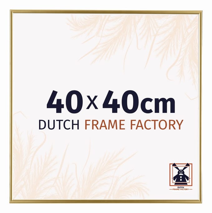Fotolijst 40x40 cm - Kunststof - Goud - Easy