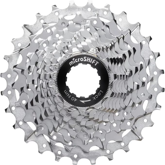 Aris 11 Road cassette 11sp 11-28T staal - chroom