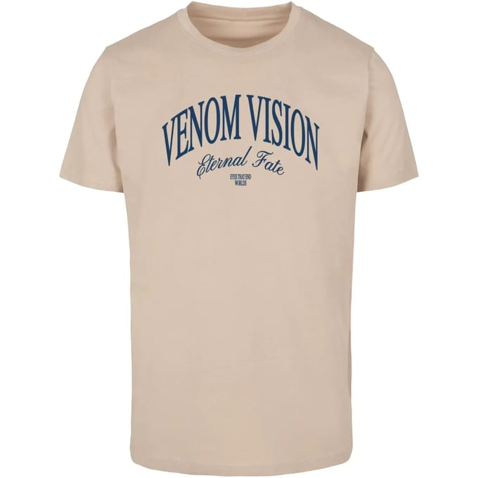 Mister Tee - Venom Vision Heren Tshirt - L - Creme