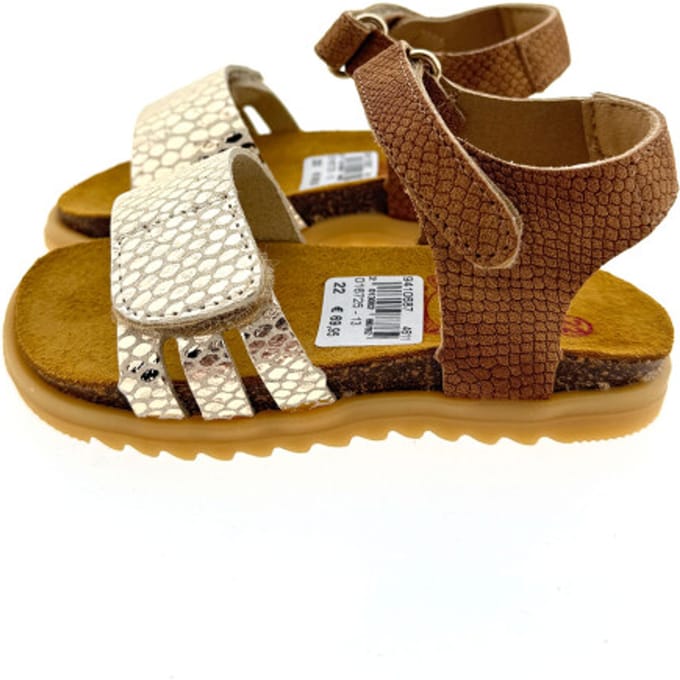 Develab - 48500 - SandalenMeisjesKindersandalen - Kleur: Cognac - Maat: 23