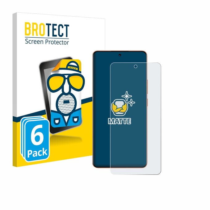 BROTECT - Screenprotector voor realme P4 Pro 5G - Folie Beschermfolie matte 6 Stuks