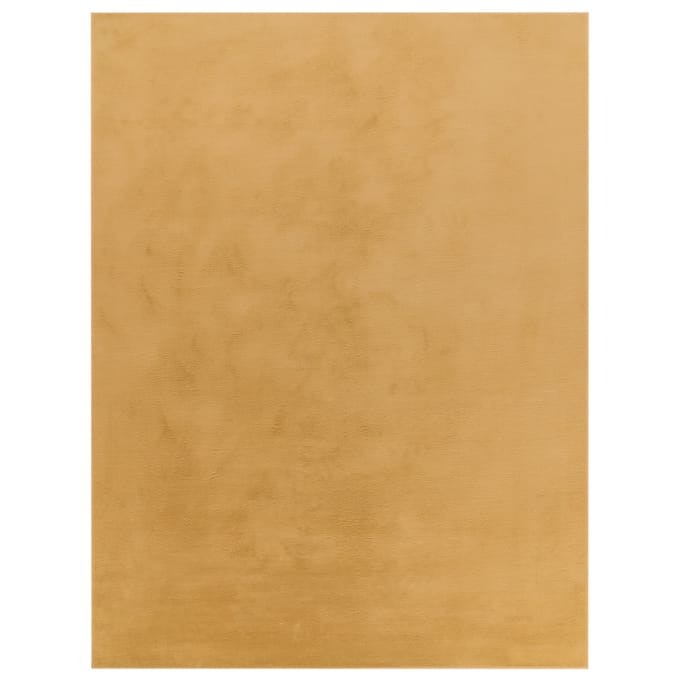Zacht kleed Solina geel 200x280 cm