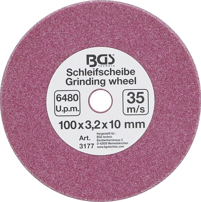 BGS Slijpschijf voor BGS 3180 Ø 100 x 3,2 x 10 mm