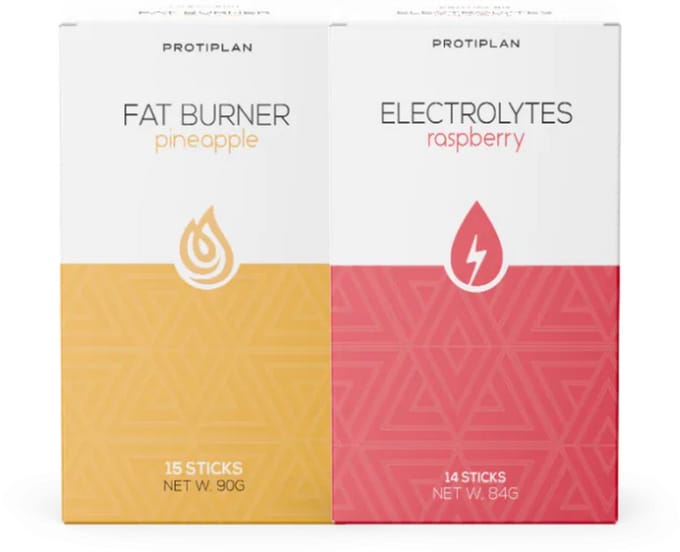 Protiplan - Power Duo - Mix Fatburner & Elektrolyten - 174 g - Supplement