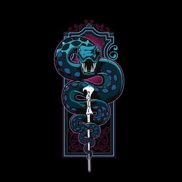 Harry Potter Nagini Neon trui - Zwart - M