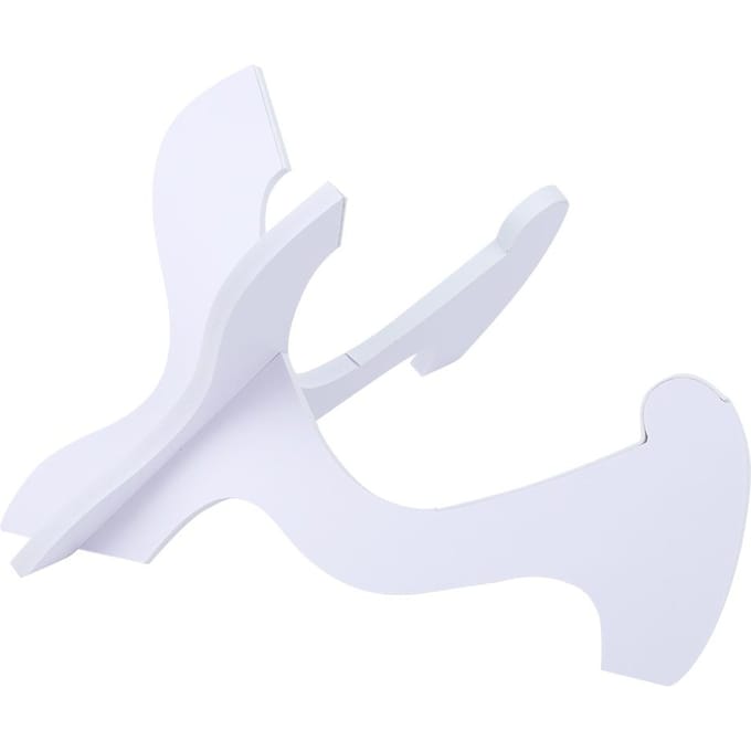 Ukulele Stand Opvouwbaar Antislip Lichtgewicht Draagbaar PVC Viool Mandoline Verticale Rack Houder white