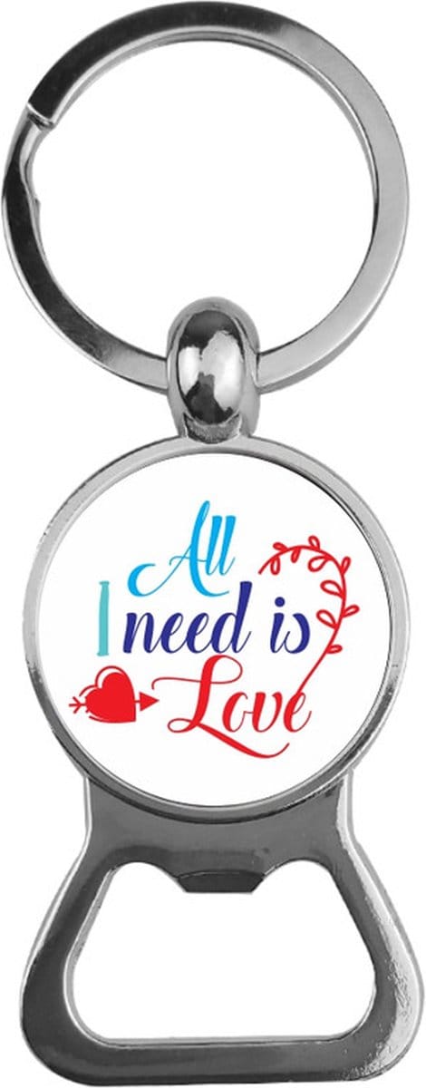 Bieropener Glas - All I Need Is Love
