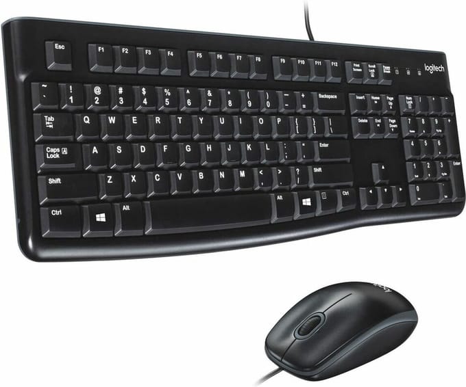 Logitech Desktop MK120 - Keyboard and mouse set - Portugees