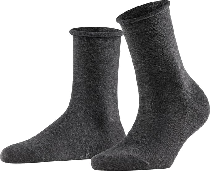 FALKE Active Breeze eenkleurig lyocell sokken dames grijs - maat 39-42
