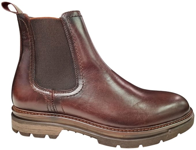 Berkelmans Hita Bruine Leren Heren Enkelboots - Bruin - 45