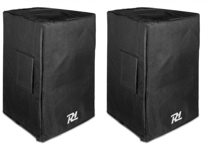 Set van 2 Power Dynamics SCP15 Beschermhoezen voor PDY215 speakers - Zwart
