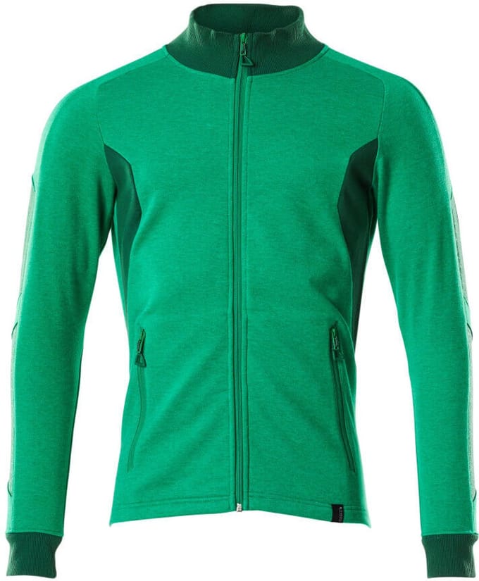 Mascot Accelerate Sweatshirt met rits 18484-962 - helder groen/groen - 2XL